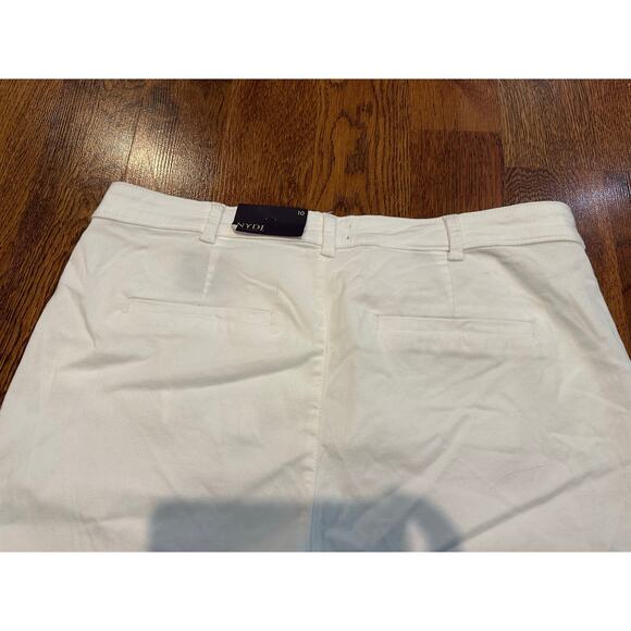NYDJ Women's White Bermuda Shorts - Picture 3 of 11